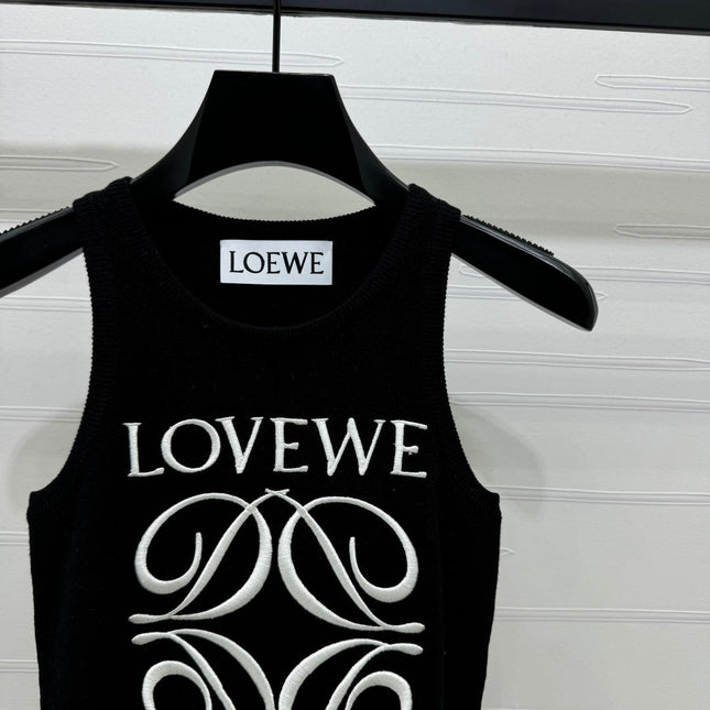 Loewe 25 Tank Top Wool with Tencel 232629