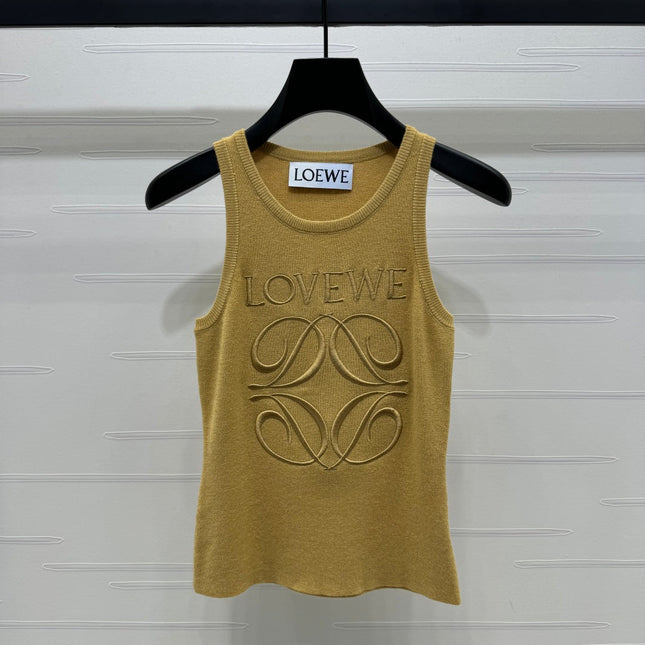 Loewe 25 Tank Top Wool with Tencel 232629
