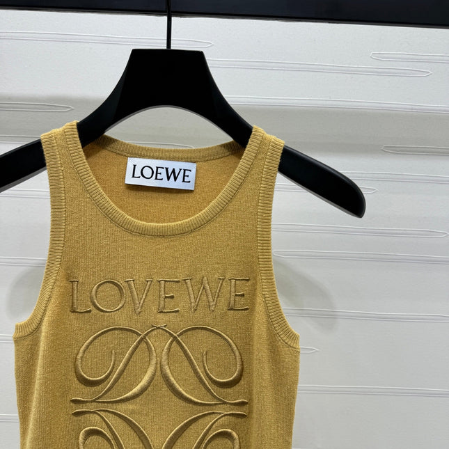 Loewe 25 Tank Top Wool with Tencel 232629