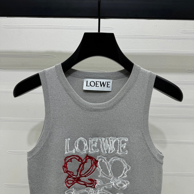 Loewe 25 Tank Top Wool with Tencel 232631