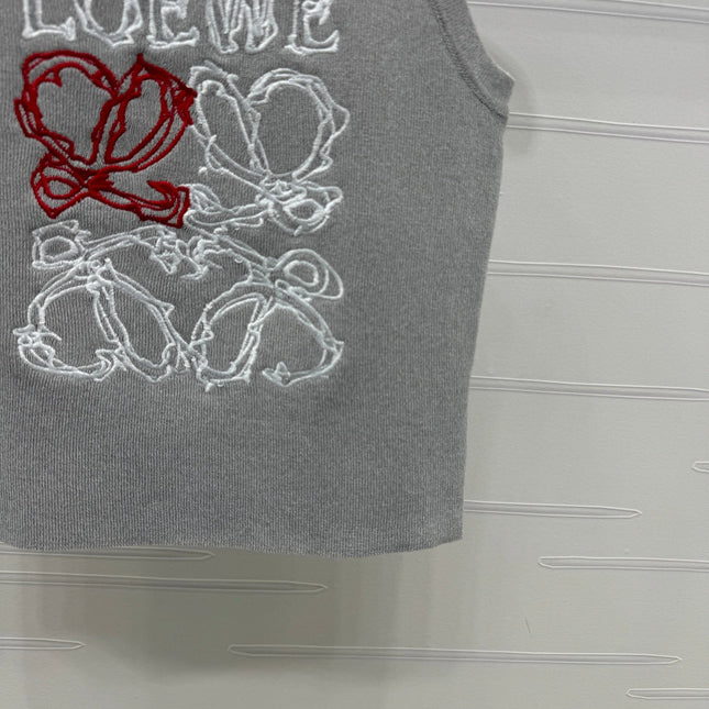 Loewe 25 Tank Top Wool with Tencel 232631