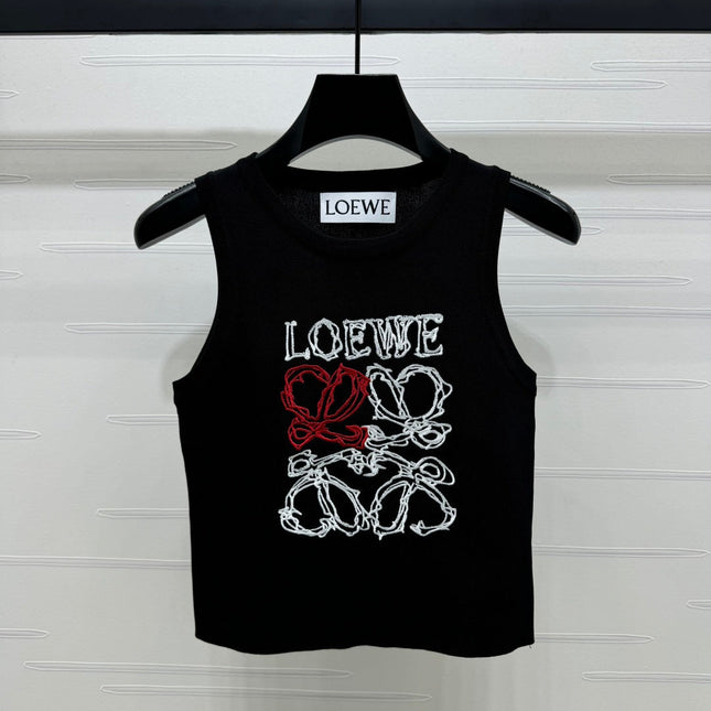 Loewe 25 Tank Top Wool with Tencel 232631