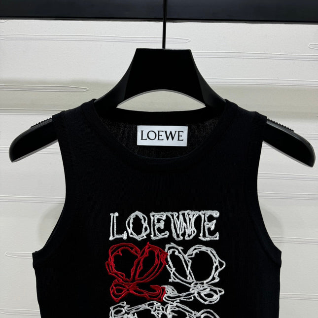 Loewe 25 Tank Top Wool with Tencel 232631