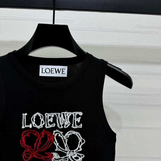Loewe 25 Tank Top Wool with Tencel 232631