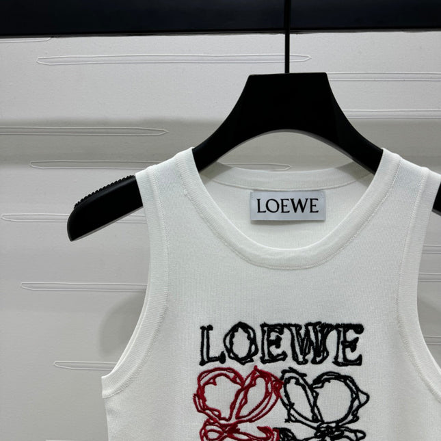 Loewe 25 Tank Top Wool with Tencel 232631