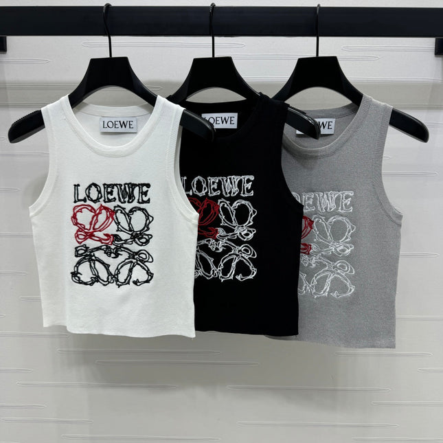 Loewe 25 Tank Top Wool with Tencel 232631