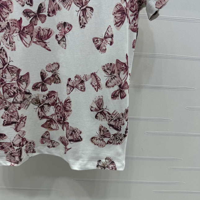 Dior 25C T-Shirt Papillon multicolore Pattern 228799