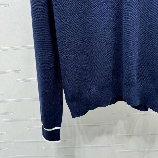 GUCCI V-NECK LONG-SLEEVE KNIT SWEATER 274823