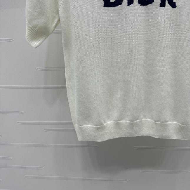 DIOR 25S MISS KNIT SHORT SLEEVE TOP 264242