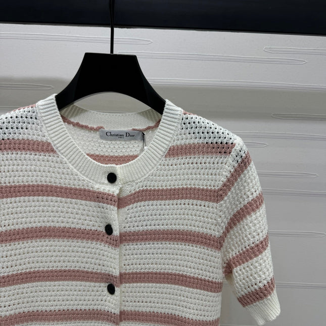 Dior 25 Short Sleeve Cardigan Wool 233494
