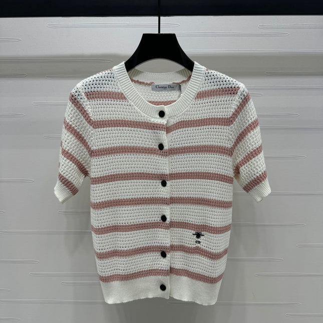 Dior 25 Short Sleeve Cardigan Wool 233494