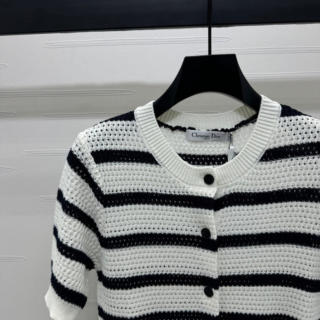 Dior 25 Short Sleeve Cardigan Wool 233494
