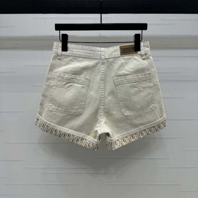 Dior 25 Short Beige Monogram Cotton233481