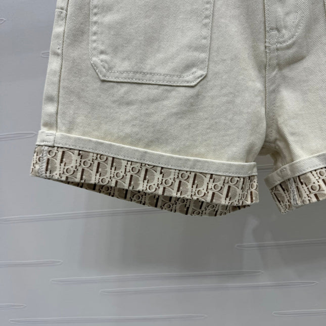 Dior 25 Short Beige Monogram Cotton233481