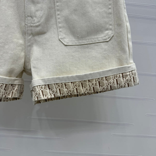 Dior 25 Short Beige Monogram Cotton233481