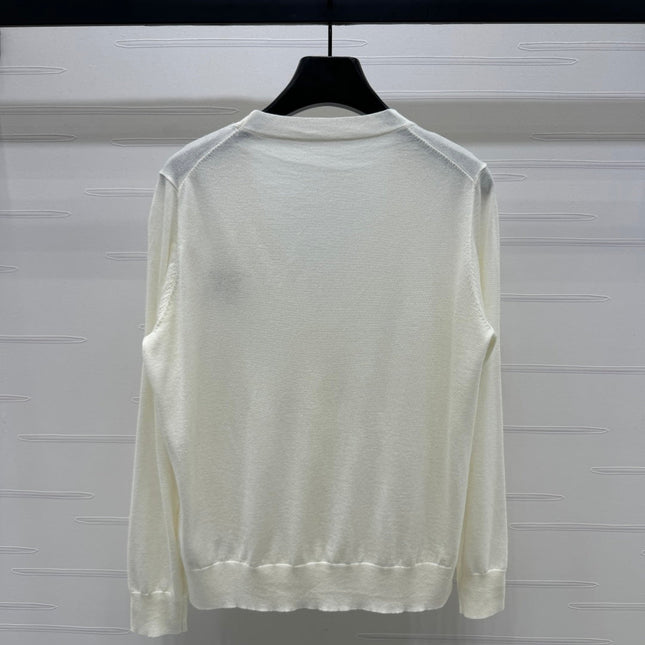PRADA LONG-SLEEVE KNIT CARDIGAN 269461