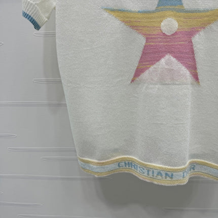 DIOR SHORT-SLEEVE KNIT TOP 269459