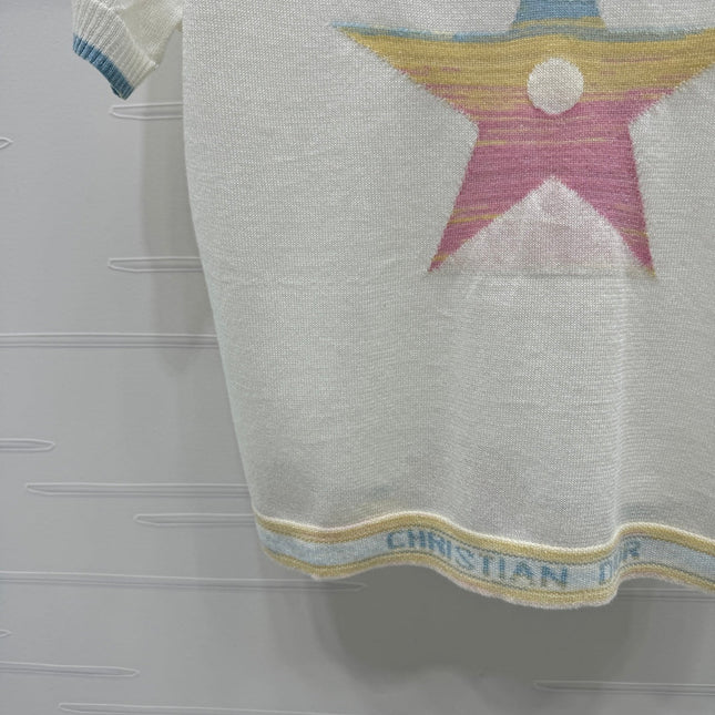 DIOR SHORT-SLEEVE KNIT TOP 269459