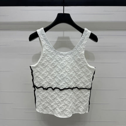 Chanel 25 Monogram Cotton Tank Top