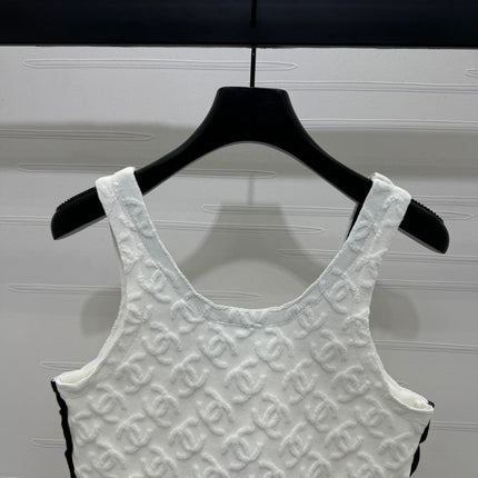 Chanel 25 Monogram Cotton Tank Top