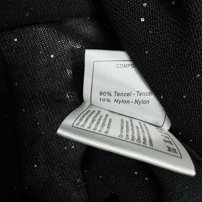 CHANEL CREW NECK SHORT-SLEEVE KNIT TOP 274965