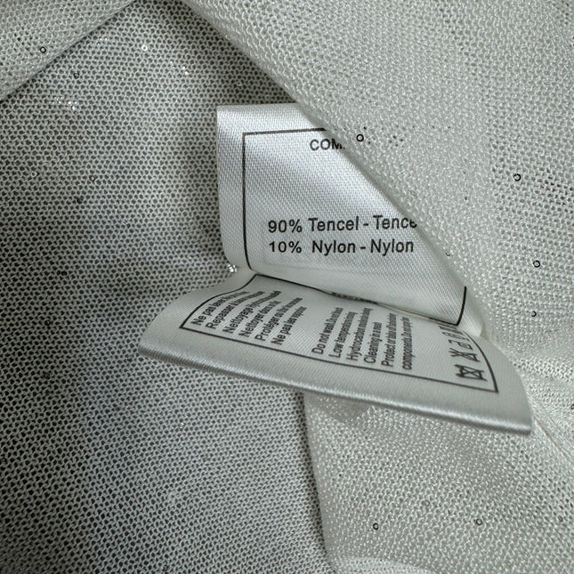 CHANEL CREW NECK SHORT-SLEEVE KNIT TOP 274964