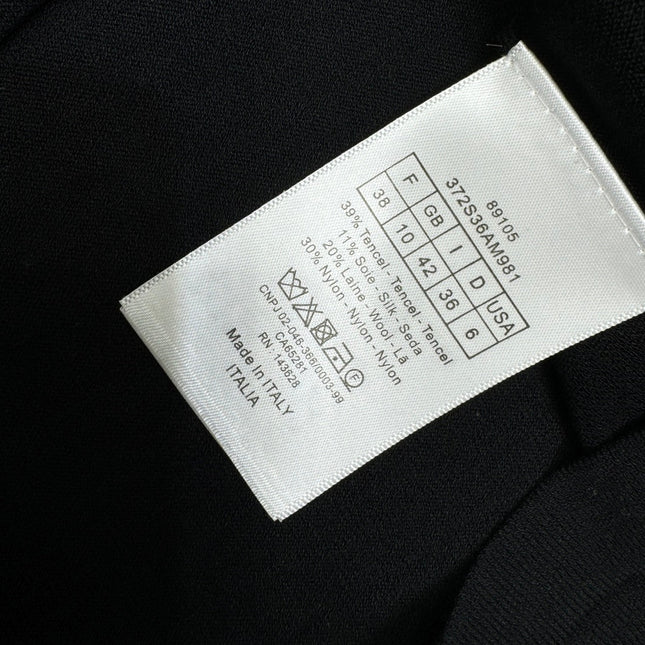 DIOR SHORT-SLEEVE JACQUARD KNIT TOP 274855