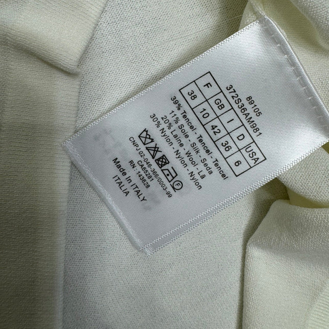 DIOR SHORT-SLEEVE JACQUARD KNIT TOP 274853