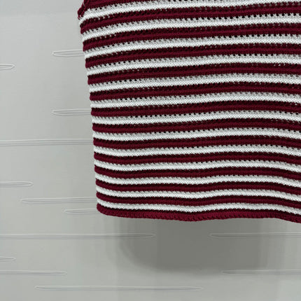 PRAD 25S STRIPED SWEATER 264183