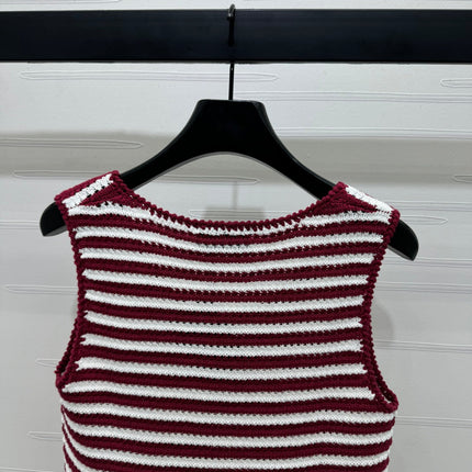 PRAD 25S STRIPED SWEATER 264183