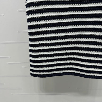 PRAD 25S STRIPED SWEATER 264182