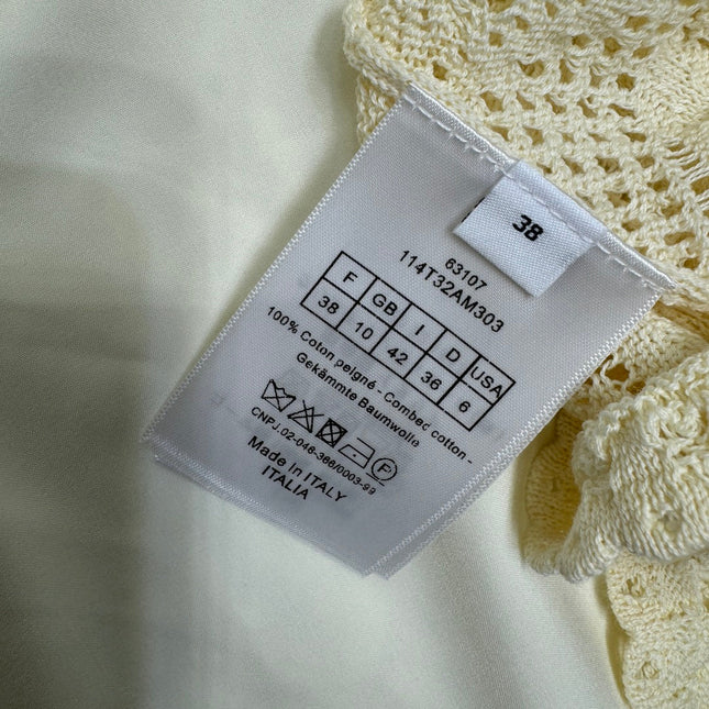 DIOR 25S HAND CROCHETED DRESS 264192