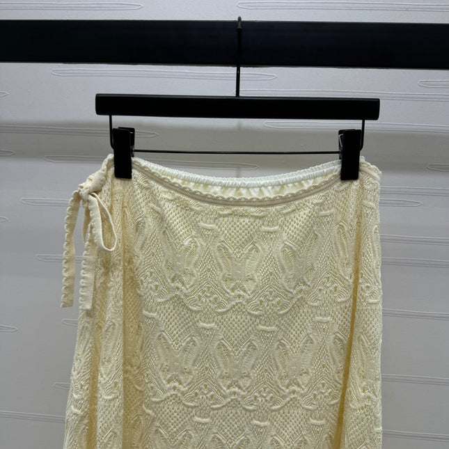 DIOR 25S HAND CROCHETED DRESS 264192