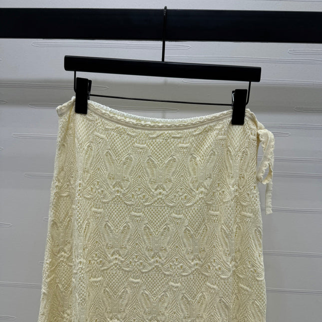 DIOR 25S HAND CROCHETED DRESS 264192