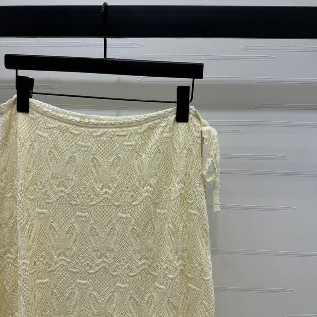 DIOR 25S HAND CROCHETED DRESS 264192