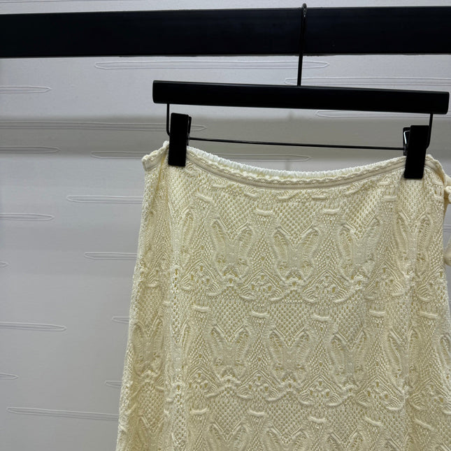 DIOR 25S HAND CROCHETED DRESS 264192