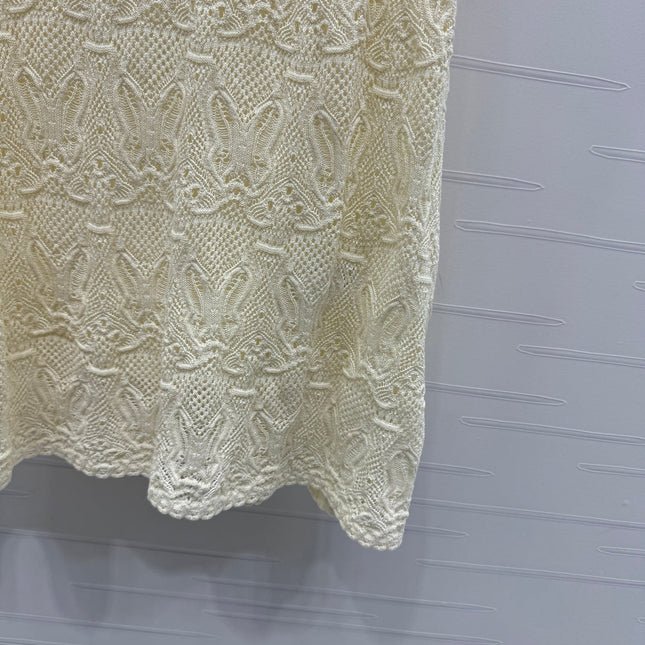 DIOR 25S HAND CROCHETED DRESS 264192