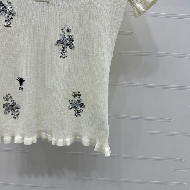 DIOR 25S RHINESTONE SWEATER 264083