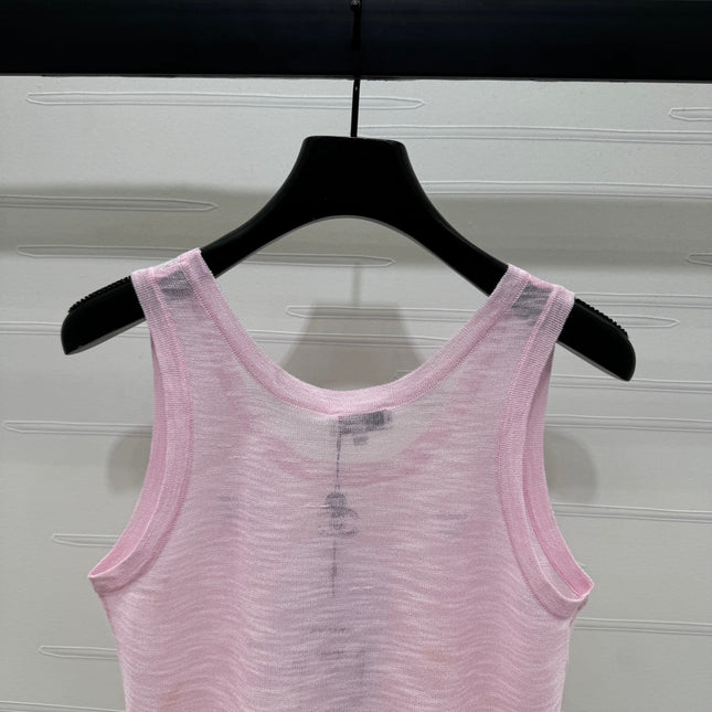 CHANEL 25S PATCHWORK TANK TOP 264143