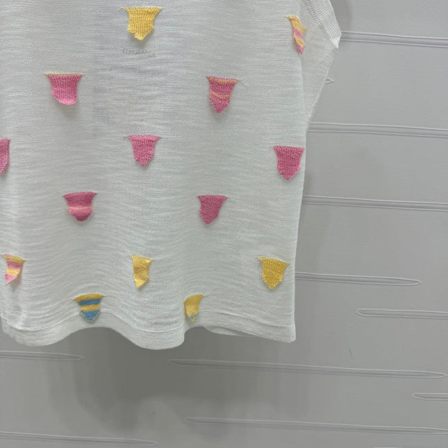 CHANEL 25S PATCHWORK TANK TOP 264142