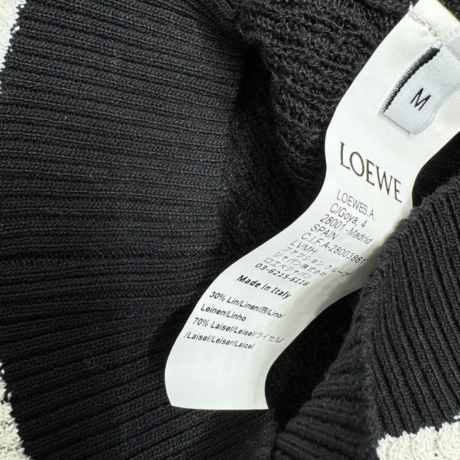 LOEWE 25S SHORT SLEEVE KNITTED CAPE 264036