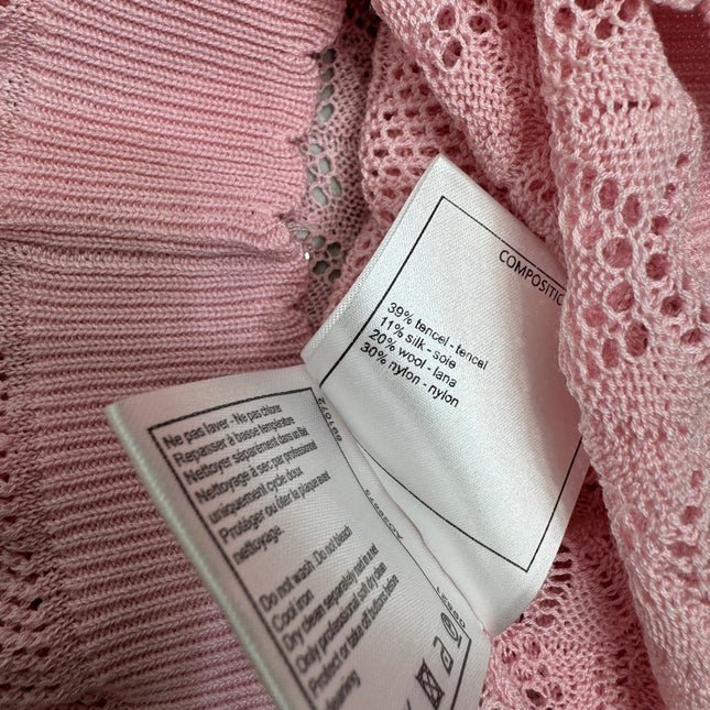 CHANEL 25S HOLLOW KNIT VEST 264158