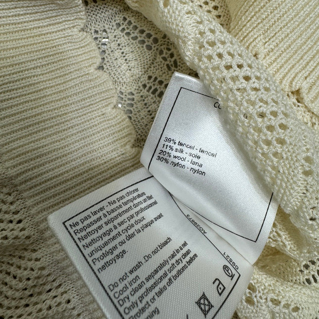 CHANEL 25S HOLLOW KNIT VEST 264154