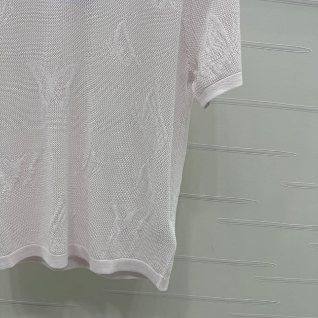 DIOR 25S BUTTERFLY WOVEN T-SHIRT 264062