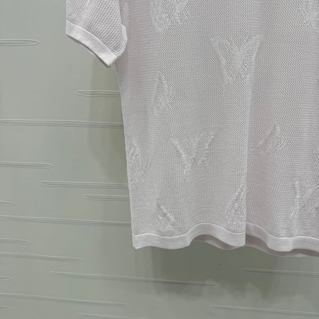 DIOR 25S BUTTERFLY WOVEN T-SHIRT 264062