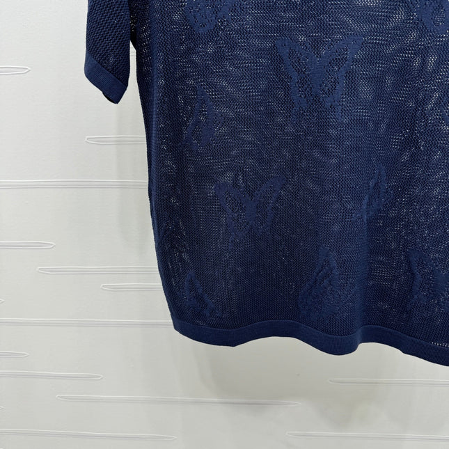 DIOR 25S BUTTERFLY WOVEN T-SHIRT 264064