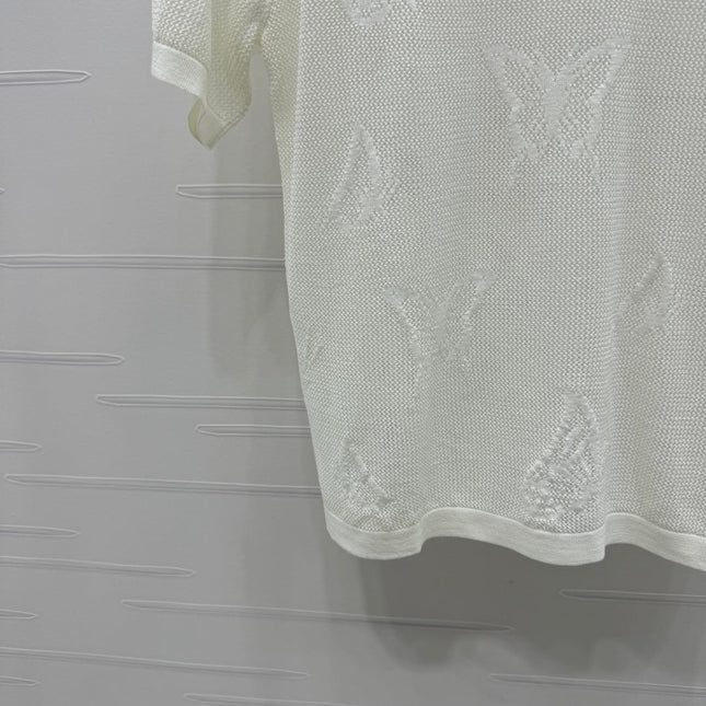 DIOR 25S BUTTERFLY WOVEN T-SHIRT 264066