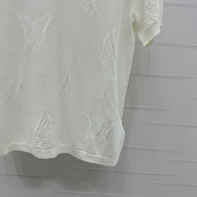 DIOR 25S BUTTERFLY WOVEN T-SHIRT 264066