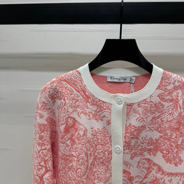 DIOR ROUND-NECK KNIT CARDIGAN 274878