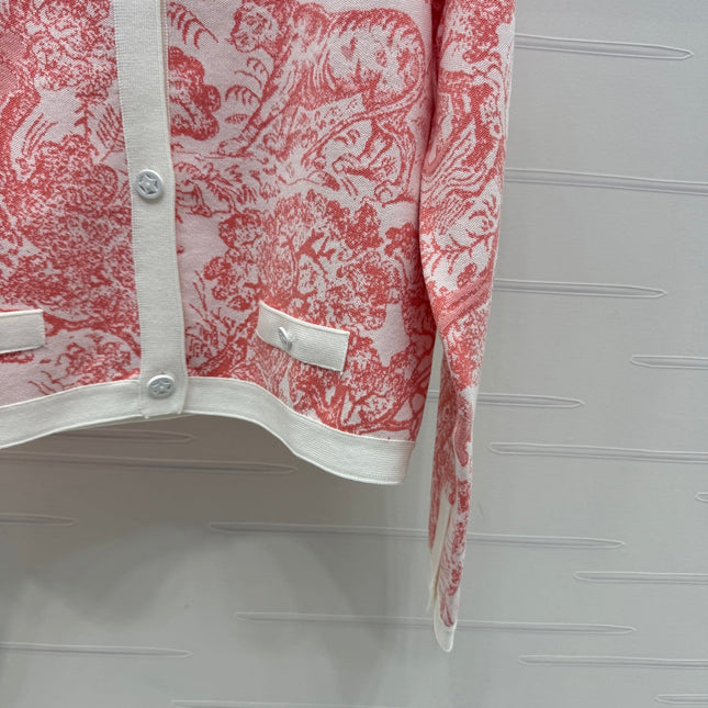 DIOR ROUND-NECK KNIT CARDIGAN 274878